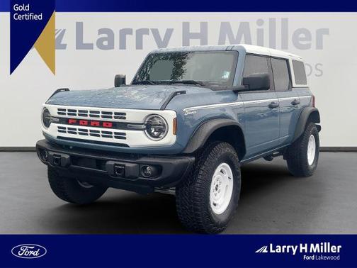 AZURE GRAY MET TRI-COAT 2025 Ford Bronco HERITAGE EDITION