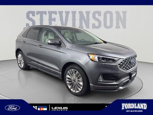 CARBONIZED GRAY 2021 Ford Edge TITANIUM