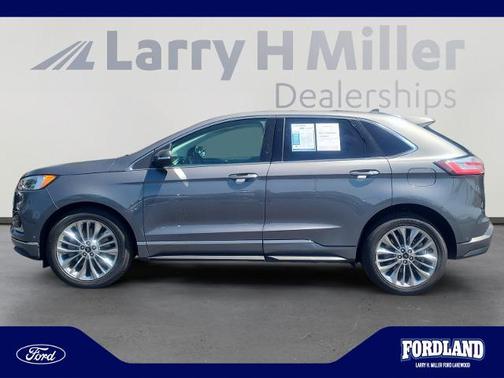 CARBONIZED GRAY 2021 Ford Edge TITANIUM