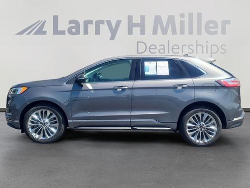 CARBONIZED GRAY 2021 Ford Edge TITANIUM