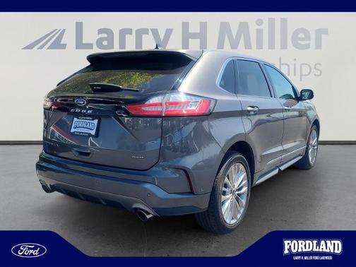 CARBONIZED GRAY 2021 Ford Edge TITANIUM