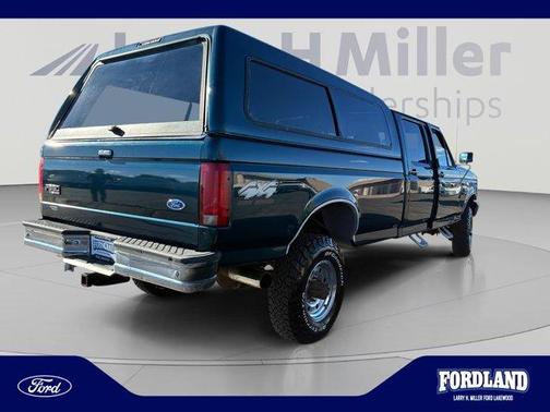 Green 1997 Ford F-350 XL