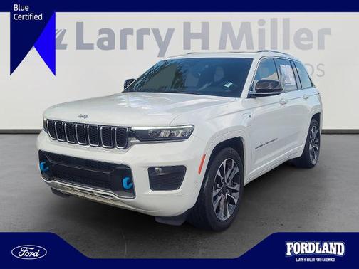 Bright White Clearcoat 2022 Jeep Grand Cherokee OVERLAND