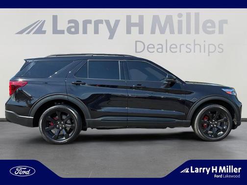 AGATE BLACK METALLIC 2021 Ford Explorer ST