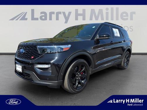 AGATE BLACK METALLIC 2021 Ford Explorer ST