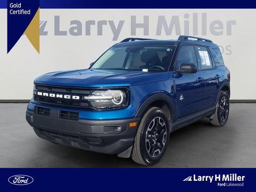 ATLAS BLUE METALLIC 2023 Ford Bronco Sport OUTER BANKS