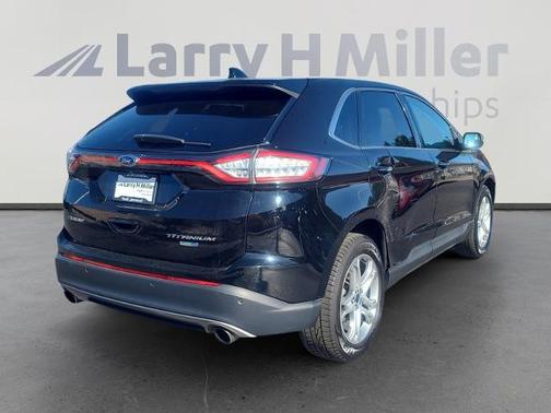 SHADOW BLACK 2017 Ford Edge TITANIUM