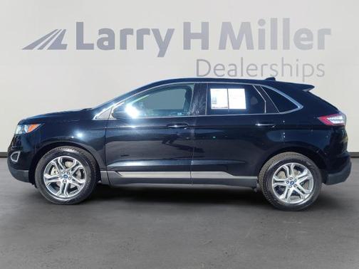 SHADOW BLACK 2017 Ford Edge TITANIUM