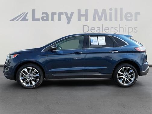 BLUE JEANS METALLIC 2017 Ford Edge TITANIUM