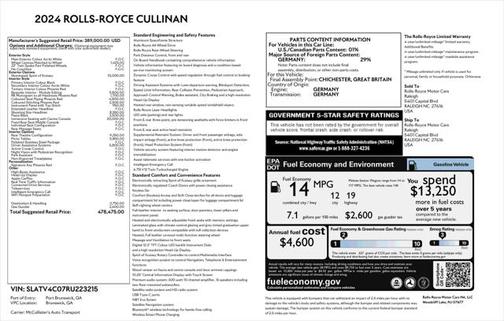 2024 Rolls-Royce Cullinan Base