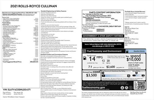2021 Rolls-Royce Cullinan Base