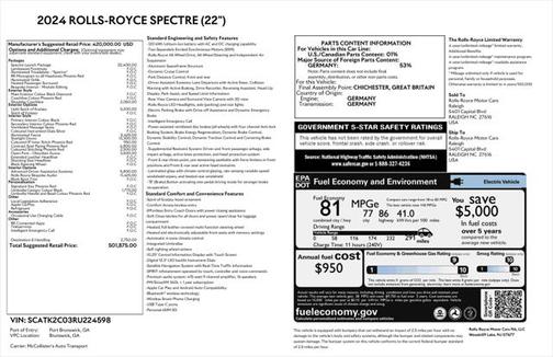 2024 Rolls-Royce Spectre Base