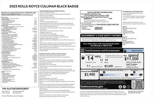 2023 Rolls-Royce Cullinan Black Badge