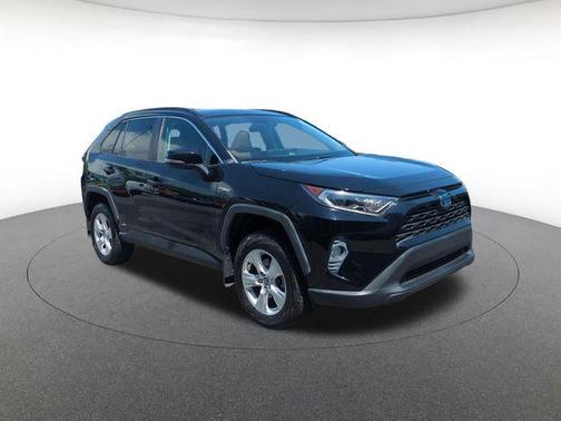 Midnight Black Metallic 2019 Toyota RAV4 Hybrid XLE