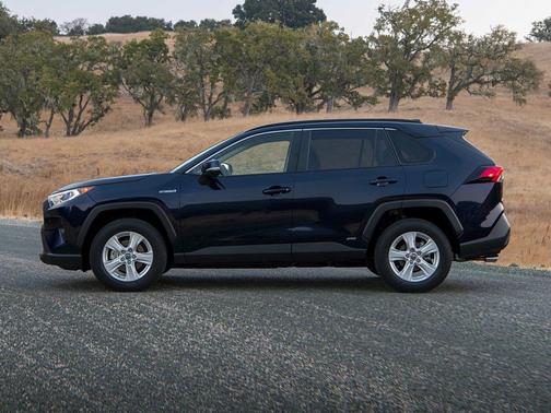 Midnight Black Metallic 2019 Toyota RAV4 Hybrid XLE