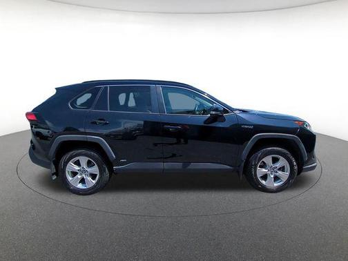 Midnight Black Metallic 2019 Toyota RAV4 Hybrid XLE