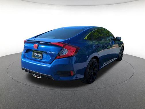 Aegean Blue Metallic 2020 Honda Civic Sport