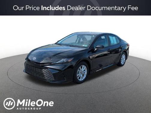Midnight Black Metallic 2025 Toyota Camry LE
