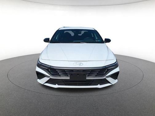 Serenity White 2025 Hyundai ELANTRA HEV SEL Sport