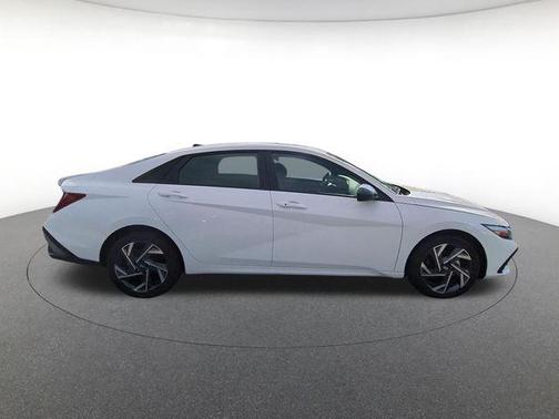 Serenity White 2025 Hyundai ELANTRA HEV SEL Sport