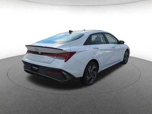 Serenity White 2025 Hyundai ELANTRA HEV SEL Sport