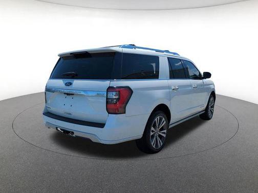 Star White Metallic Tri-Coat 2021 Ford Expedition Max Platinum