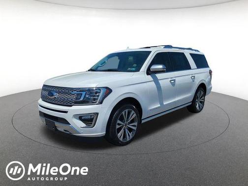 Star White Metallic Tri-Coat 2021 Ford Expedition Max Platinum