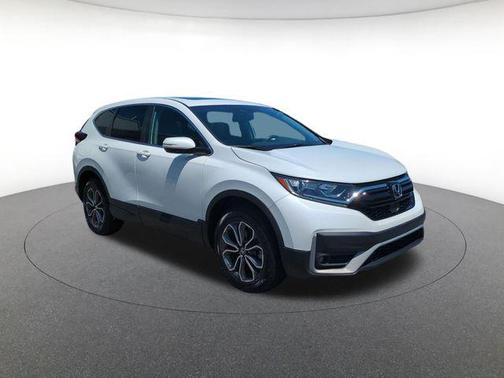 Platinum White 2022 Honda CR-V AWD EX-L