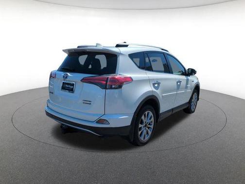 Blizzard Pearl 2017 Toyota RAV4 Hybrid Limited