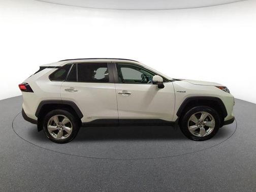 Blizzard Pearl 2021 Toyota RAV4 Hybrid Limited