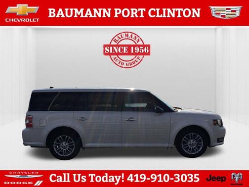 White Platinum Clearcoat Metallic 2019 Ford Flex SEL