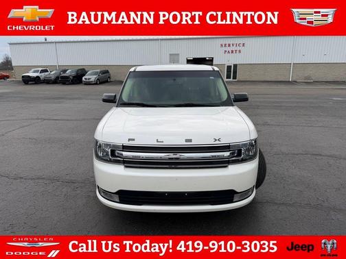 White Platinum 2019 Ford Flex SEL