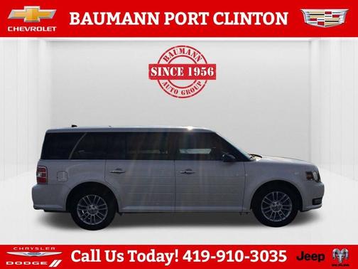 White Platinum Clearcoat Metallic 2019 Ford Flex SEL