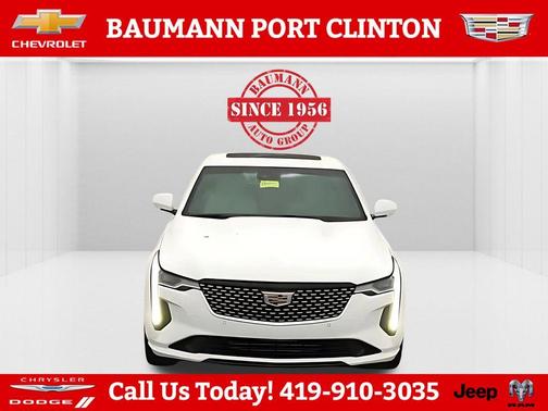 Summit White 2026 Cadillac CT4 Premium Luxury