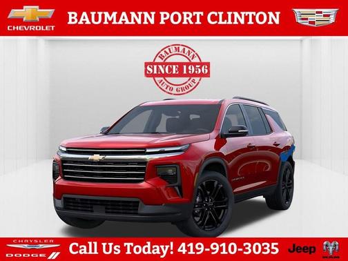 Radiant Red 2026 Chevrolet Traverse LT