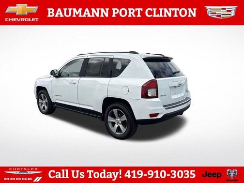 Bright White Clearcoat 2016 Jeep Compass High Altitude