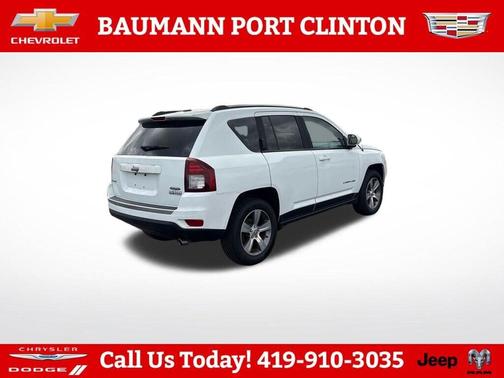 Bright White Clearcoat 2016 Jeep Compass High Altitude