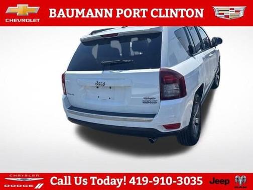 Bright White Clearcoat 2016 Jeep Compass High Altitude