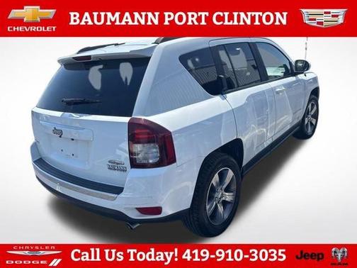 Bright White Clearcoat 2016 Jeep Compass High Altitude
