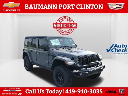 Sting Gray Clearcoat 2023 Jeep Wrangler 4xe Rubicon