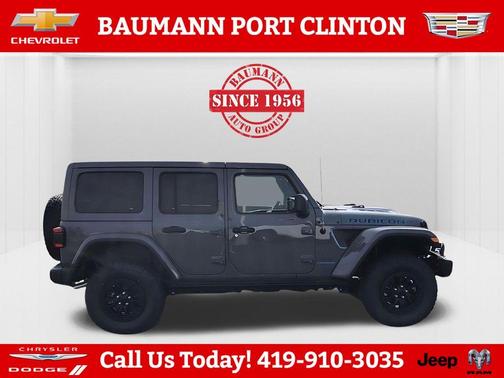 Sting Gray Clearcoat 2023 Jeep Wrangler 4xe Rubicon