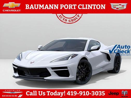 Arctic White 2026 Chevrolet Corvette Stingray w/1LT