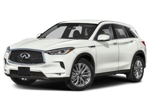 Radiant White 2025 INFINITI QX50 Luxe AWD