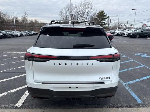 Radiant White/Black Obsidian 2026 INFINITI QX60 AUTOGRAPH