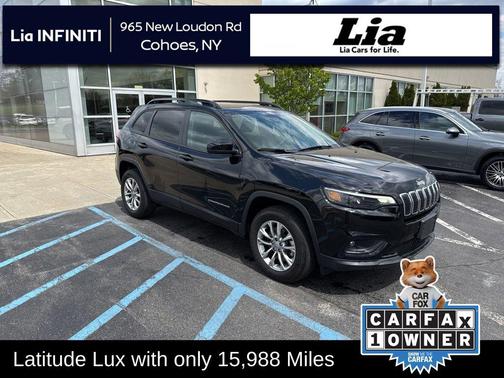 Diamond Black Crystal Pearlcoat 2022 Jeep Cherokee Latitude Lux