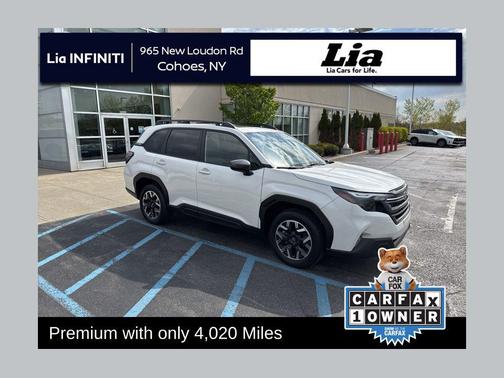 Crystal White Pearl 2025 Subaru Forester Premium