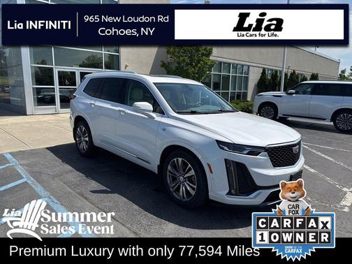Crystal White Tricoat 2021 Cadillac XT6 Premium Luxury AWD