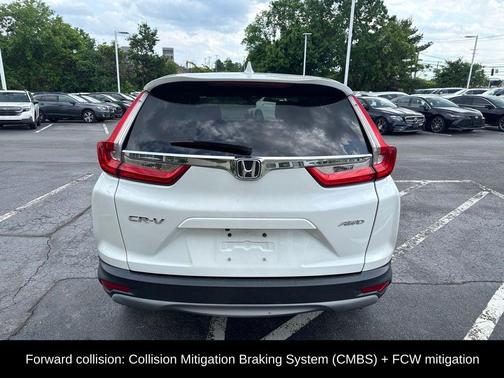 Platinum White Pearl 2019 Honda CR-V EX-L