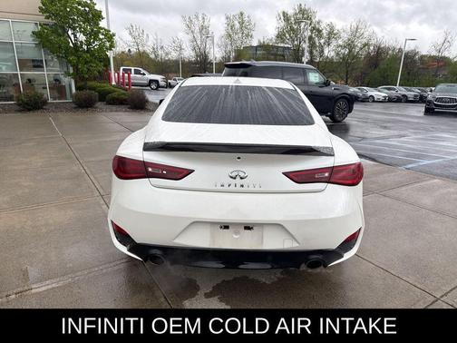 Majestic White 2017 INFINITI Q60 3.0T Premium