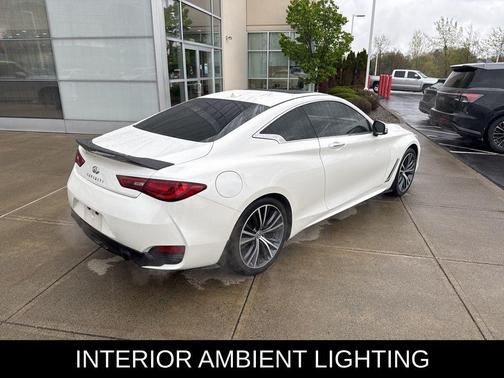 Majestic White 2017 INFINITI Q60 3.0T Premium